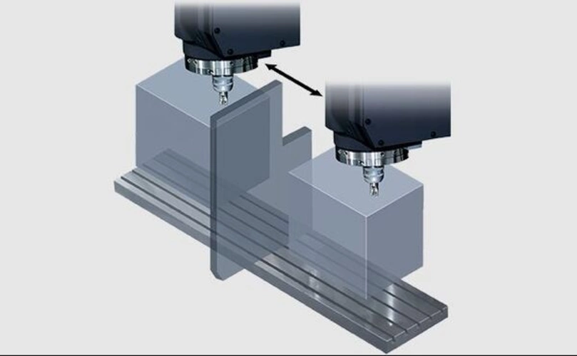 Yamazaki Mazak VTC-760C Mitteltrennwand