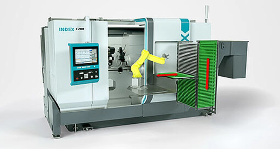 INDEX C100 Roboterzelle